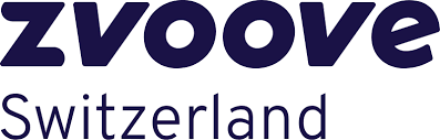 Logo mit dem Schriftzug zvoove in fetter Schrift und darunter Switzerland in dünner Schrift